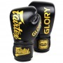 Fairtex BGVG1 "Glory" Боксерские Перчатки Тайский Бокс Липучка Черные 